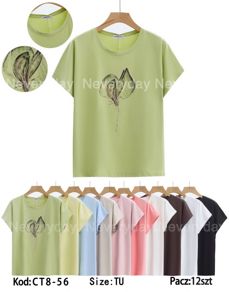 Bluzki damskie  Roz Standard, Mix Kolor Paczka 12 szt